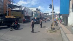 Sat Samapta Polres Bima Kota Laksanakan Rawan Pagi di Titik Rawan Macet, Pastikan Kelancaran Lalu Lintas