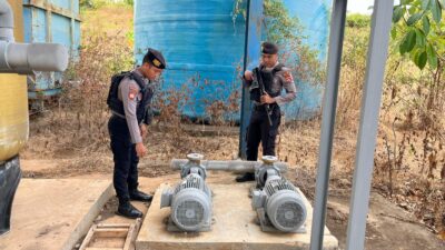 Sat Samapta Polres Bima Kota Laksanakan Pengamanan Objek Vital PT. PLN (Persero) UPP Nusa Tenggara 1 PLTU Bima