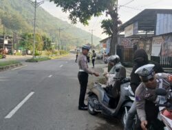 Sat Lantas Polres Sumbawa Barat Gelar Operasi Patuh Rinjani 2025, Melangkah HEBAT dalam Melayani dan Mengayomi Masyarakat