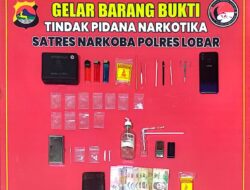 Satresnarkoba Bongkar Peredaran Sabu di Dusun Nyiur Lembang, Lombok Barat