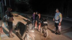 Jaga Kamtibmas, Polsek Sumbawa Gelar Patroli Malam Skala Besar