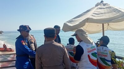 Sat Polairud Polres Lombok Utara Laksanakan Pengamanan dan Patroli di Gili Trawangan dalam Rangka FORNAS VIII 2025