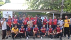 Kapolres Lombok Utara Gelar Gowes Kamtibmas Jilid XVI Dirangkaikan dengan Bansos dan Bakti Kesehatan di Desa Sesait