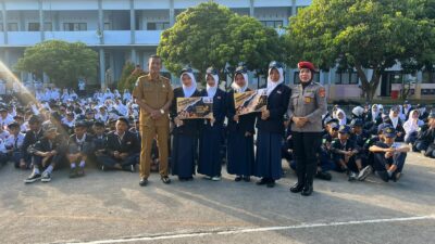 Polres Loteng Kampanyekan “Rise and Speak” Lawan Kekerasan di Kalangan Pelajar. ‎ ‎
