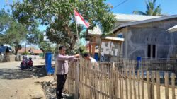 Sambut HUT RI ke-80, Polsek Jajaran Polres Bima Kota Ajak Warga Pasang Bendera Merah Putih dan Umbul-Umbul