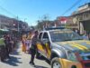 Polsek Woha Kawal Ketat, Lomba Gerak Jalan Tingkat SMP/ MTS Tingkat Kecamatan Woha Menyambut HUT Kemerdekaan RI Ke-80
