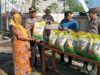Polsek Dompu Gelar Gerakan Pangan Murah Polri, 100 Sak Beras Habis dalam Waktu Singkat