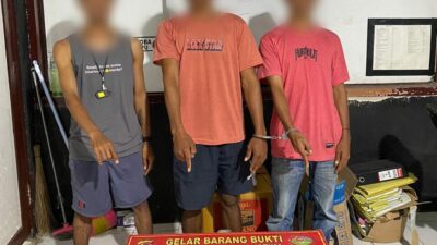 Polres Dompu Tangkap Tiga Terduga Pengedar Narkoba di Dusun Buncu, Dua Diantaranya Diduga Sebagai Pengedar
