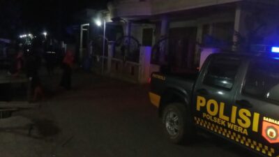 Patroli Blue Light Polsek Wera, Cegah Gangguan Kamtibmas di Wilayah Hukum Polsek Wera