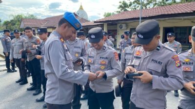 Propam Polres Dompu Gelar Gaktiblin, Tegakkan Disiplin dan Profesionalisme Personel