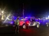 Satlantas Polres Dompu Laksanakan Blue Light Patrol dan Strong Point Malam Hari