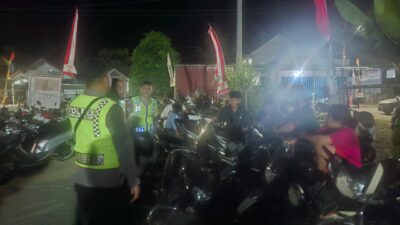 Polsek Taliwang Gelar Patroli Dialogis di KTC, Imbau Orang Tua Awasi Anak di Malam Hari