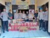 Polsek Empang Gelar Razia Miras, Amankan Ratusan Botol Minuman Keras dan Rokok Ilegal