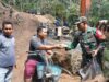Babinsa Giri Madia Tebar Kepedulian Sambut HUT TNI ke-80