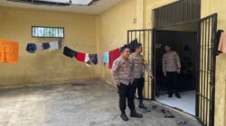 Kapolres Lombok Utara Dampingi Kabid Dokkes Polda NTB Laksanakan Pengecekan Tahanan di Rutan Polres
