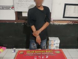 Satresnarkoba Polres Dompu bekuk seorang pengedar sabu di dusun lanta, Desa rasabou