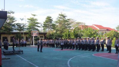 Kapolres Lombok Utara Pimpin Apel, Tegaskan Tugas Pokok Polri sebagai Pelindung dan Pelayan Masyarakat