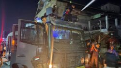 Respon Cepat, Polres Bima Kota Bersama Yon C Sat Brimobda NTB dan Damkar Sigap Bantu Proses Pemadaman Kebakaran