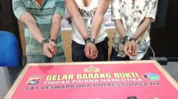 Polres Sumbawa Bekuk Tiga Pria Terduga Pengedar dan Pengguna Sabu di Sebuah Kos