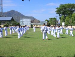 Sayarat Kenaikan Pangkat, Polres Sumbawa Barat Gelar Ujian Bela Diri Polri