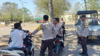 Patroli Polsek Taliwang Tingkatkan Keamanan di Area Terminal