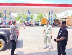 Polsek Gerung Intensifkan Patroli SPBU dan Perkantoran di Lombok Barat