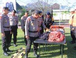 Kapolres Laksanakan Pengecekan Kesiapan Siaga Bencana.