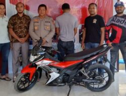 Gelapkan Sepeda Motor, Pria Ini Disergap Tim Opsnal Polsek Rasbar