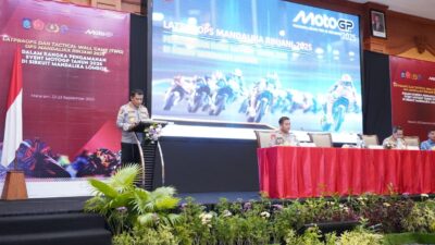 Dalam Rangka Ops Mandalika Rinjani 2025, Polda NTB Gelar Latpraops dan TWG
