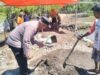 Polri Untuk Masyarakat, Bhabinkamtibmas Polsek Sanggar Gotong Royong Bersama Warga Binaan