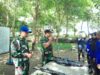 Anggota Kodim 1606 Mataram Latih Menwa UMMAT Disiplin Lewat Senjata SS1