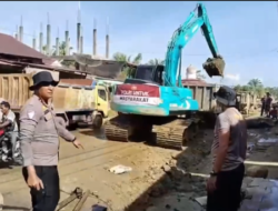 Gotong Royong Berkelanjutan, Polres Aceh Selatan Normalisasi Sungai dan Saluran Air Pascabanjir Trumon Tengah