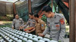 Sat Binmas Polres Bima Kota Laksanakan Kunjungan dan Pengecekan Lahan Pertanian di SMKPPN Bima
