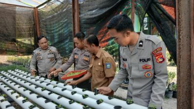 Sat Binmas Polres Bima Kota Laksanakan Kunjungan dan Pengecekan Lahan Pertanian di SMKPPN Bima