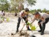 Hijaukan Negeri Laskar Pelangi, Kapolda Babel Tanam Pohon di Belitung Timur