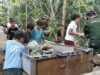 Semangat Anak Dusun Sayang Dukung Pembangunan Jalan TMMD 126 Kodim 1606 Mataram