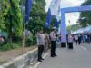 Satlantas Lombok Barat Amankan Pasar Keuangan Rakyat di Bundaran Penas