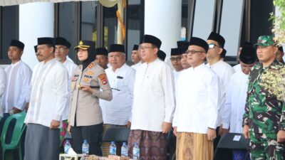 Kapolres Sumbawa Turut Hadir dalam Upacara Peringatan Hari Santri Nasional 
