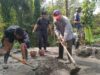 Sinergi Kades dan Prajurit, Talud TMMD Giri Madia Dikebut