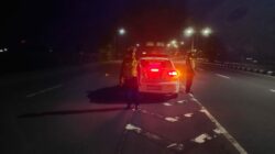 Satlantas Lombok Barat Antisipasi Kejahatan Malam di By Pass BIL 2