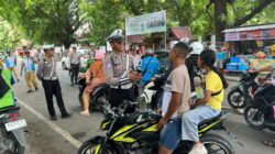 Tertibkan Pengendara, Sat Lantas Polres Sumbawa Gencarkan Razia Gabungan Operasi Zebra Rinjani 2025