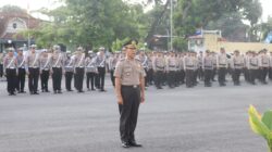 Polres Loteng Gelar Upacara Korps Raport Kenaikan Pangkat Pengabdian.
