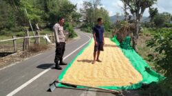 Bhabinkamtibmas Desa Cempi Jaya Dukung Program Ketahanan Pangan Nasional Menuju Indonesia Emas 2025