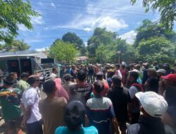 AKSI DAMAI MASYARAKAT DESA CALABAI BERLANGSUNG AMAN DAN TERTIB, POLSEK PEKAT LAKUKAN PENGAMANAN MAKSIMAL