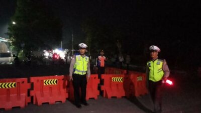 Malam Bebas Kendaraan di Gerung Berlangsung Lancar dan Tertib