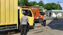 Jamin Kamtibmas, Kapolsek Pimpin Pemeriksaan Bongkaran Kapal Lembar