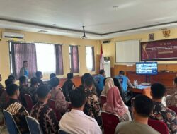 Bag SDM Polres Bima Kota Laksanakan Penandatanganan Pakta Integritas dan Pengambilan Sumpah Penerimaan Bintara Brimob T.A. 2026 Via Zoom