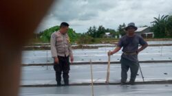 Aksi Nyata Bhabinkamtibmas Lombok Barat Dukung Ketahanan Pangan Nasional