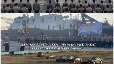 KP Wisanggeni-8005 Angkut Bantuan Kemanusiaan dari Sabang ke Pelabuhan Malahayati