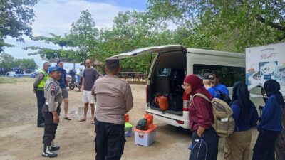 Patroli Dialogis Polsek Sekotong Sasar Wisatawan Pesisir Pantai